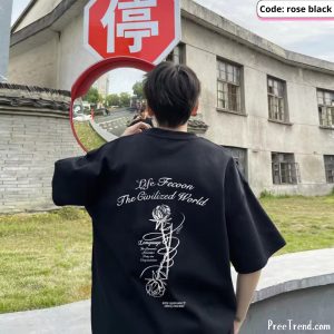 Tshirt - Rose black